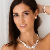 Cercei perle naturale baroque 15 mm si argint DiAmanti EFC15E-G